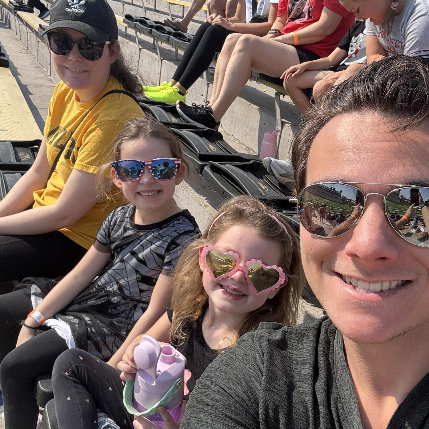 At MIZZOU band day!