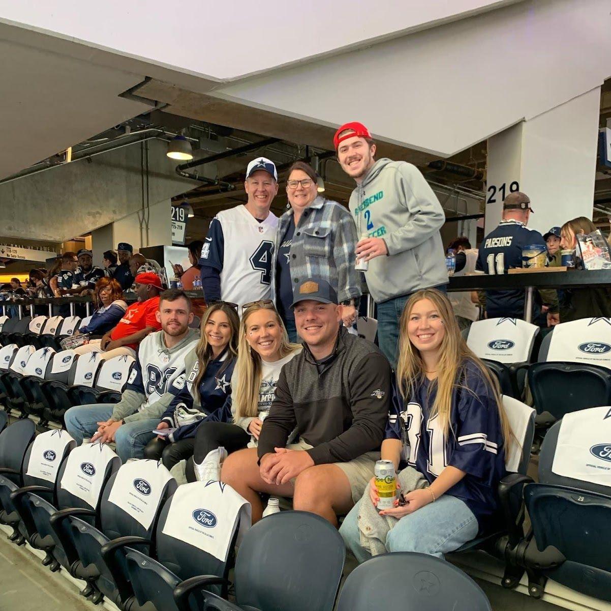 First cowboys game together with family - November 2023