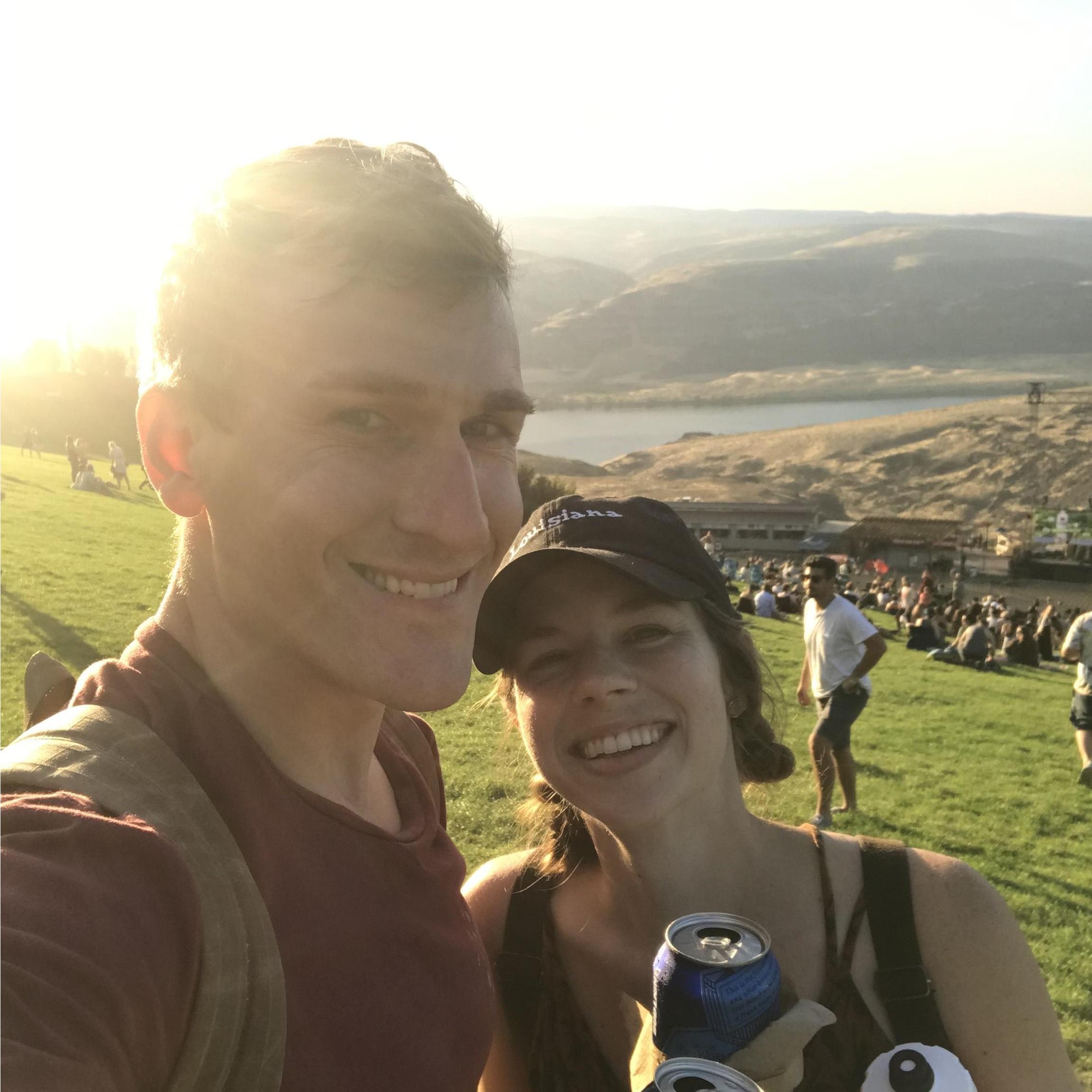 Stephanie's 30th birthday at The Gorge Amphitheater, WA.