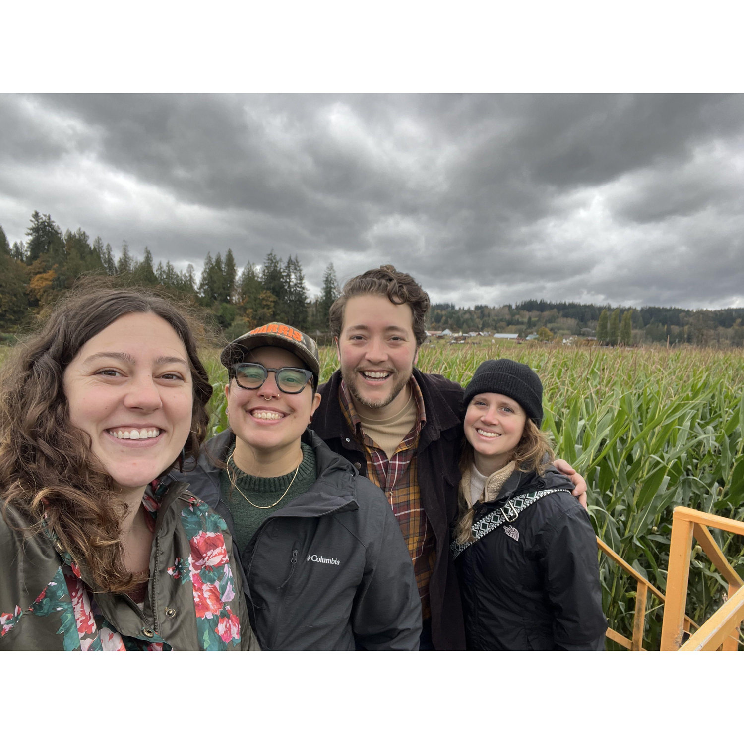 Annual trip to Bob's Corn with our friends, Stephan and Alex. October 2024