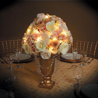 Gold Wire LED String Lights, 12 Lights