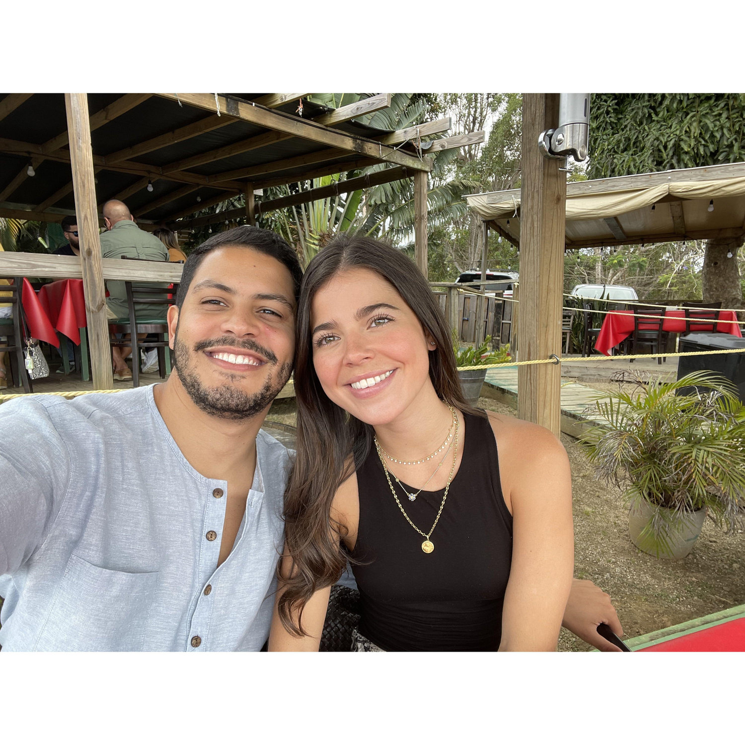 The first picture we took together in Sand and the Sea, Cayey, Puerto Rico