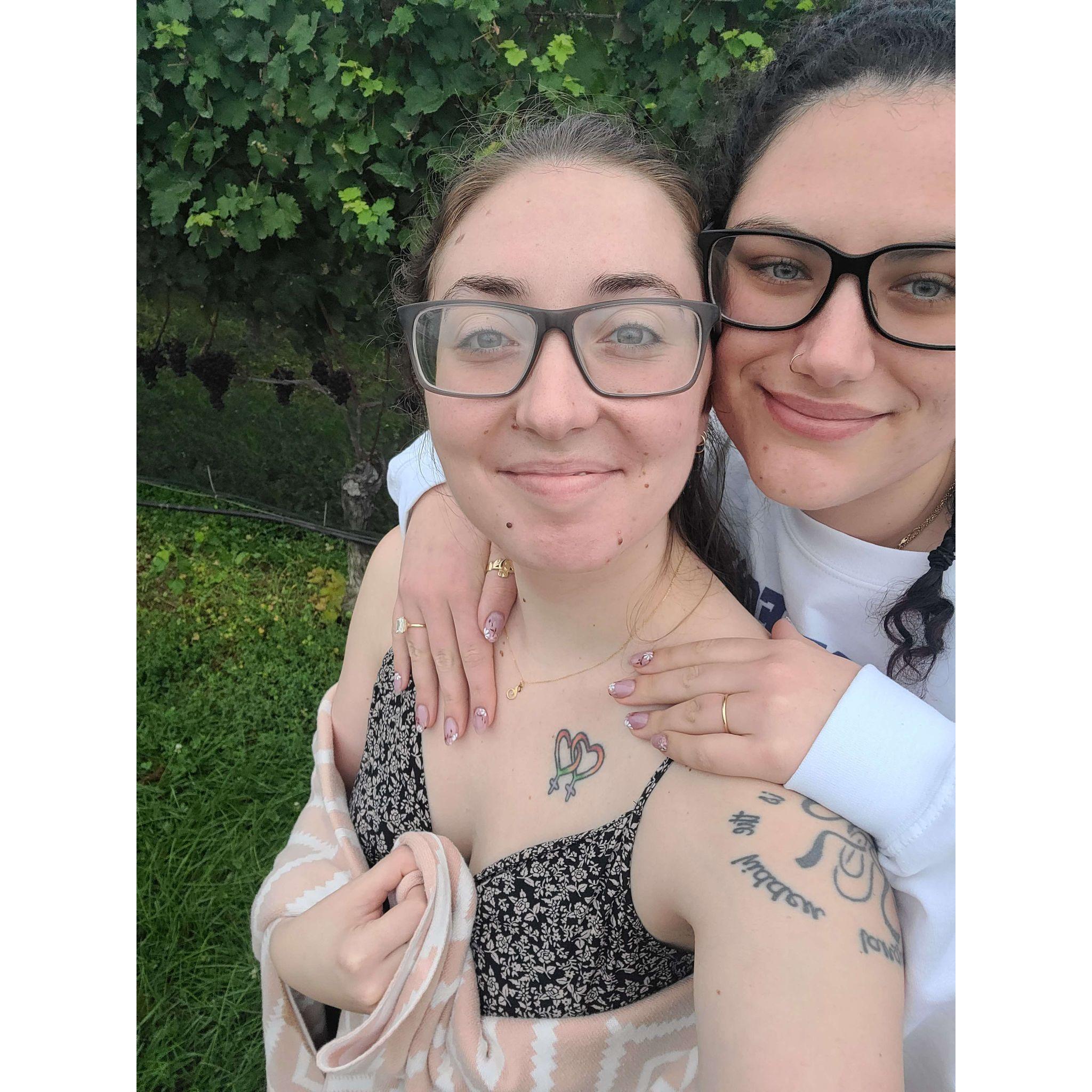 Right after she said"Yes"