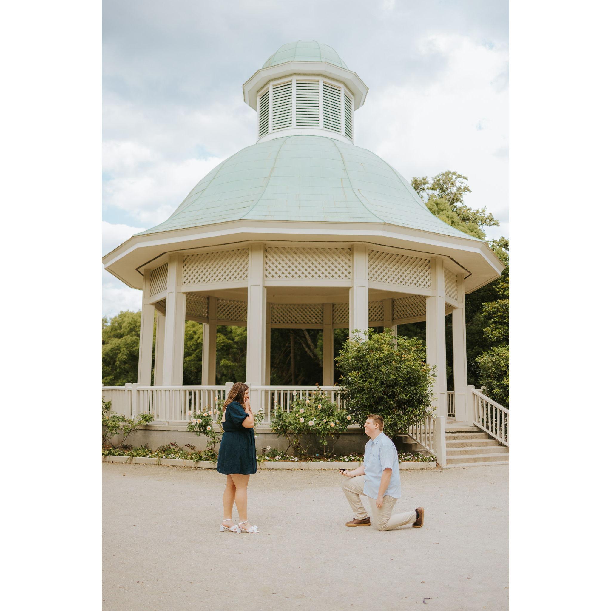The moment Skyler asked me to marry him!