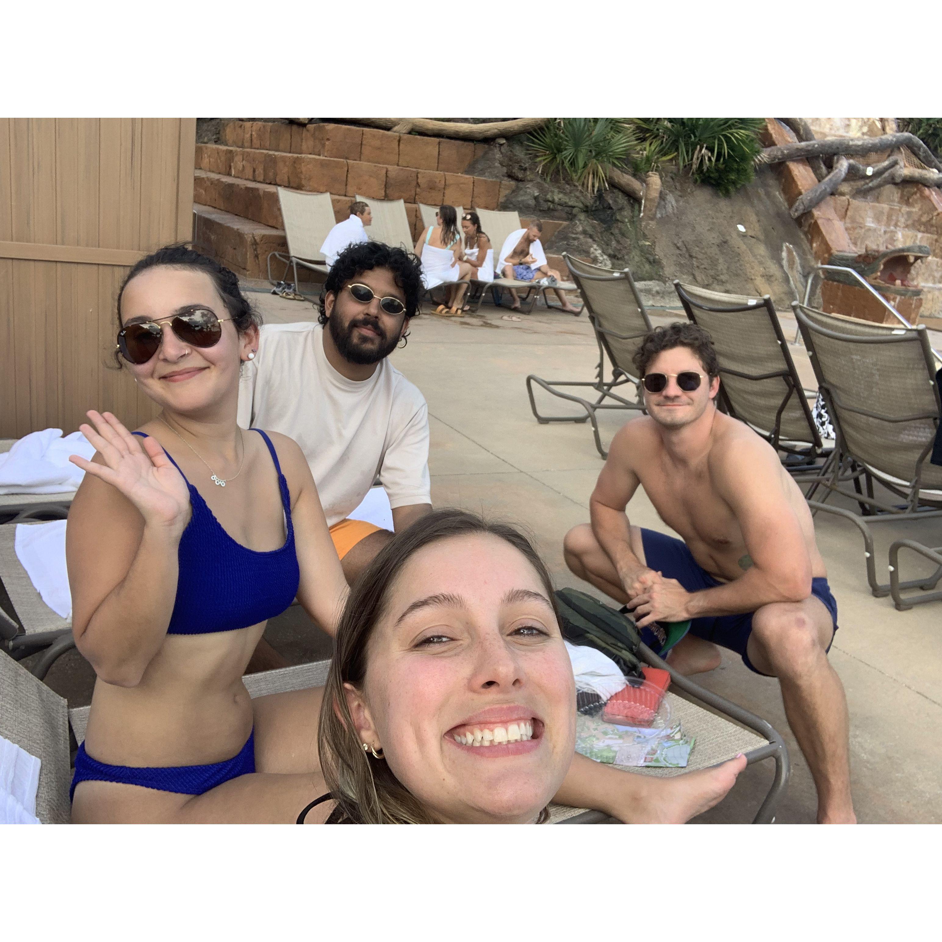 One of our many trips to Disney with friends!