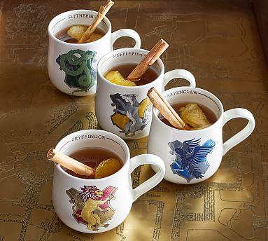 HARRY POTTER™ Hogwarts™ Houses Stoneware Mugs - Set of 4 $58