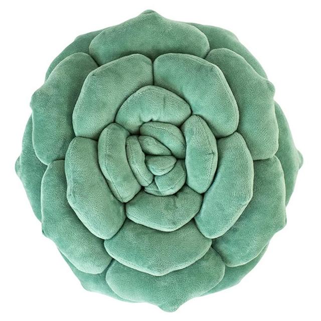 Succulent Pillow | Cactus Pillow | Plant Pillow | Double Stuffed Plant Throw Pillows for Couch Sofa Polyester & Cotton Filling | Hand Stitched Succulent Pillows Decorative Throw Pillows