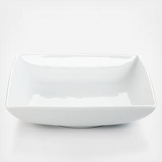 The Cellar - Whiteware Square Coupe Individual Pasta Bowl