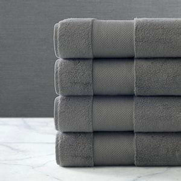 Frontgate Resort Collection Bath Towels Set of Four with Turkish Cotton & Spinsoft Weaving