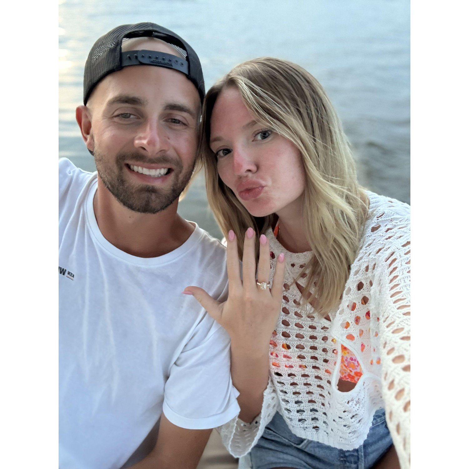 After Austin popped the question!!!