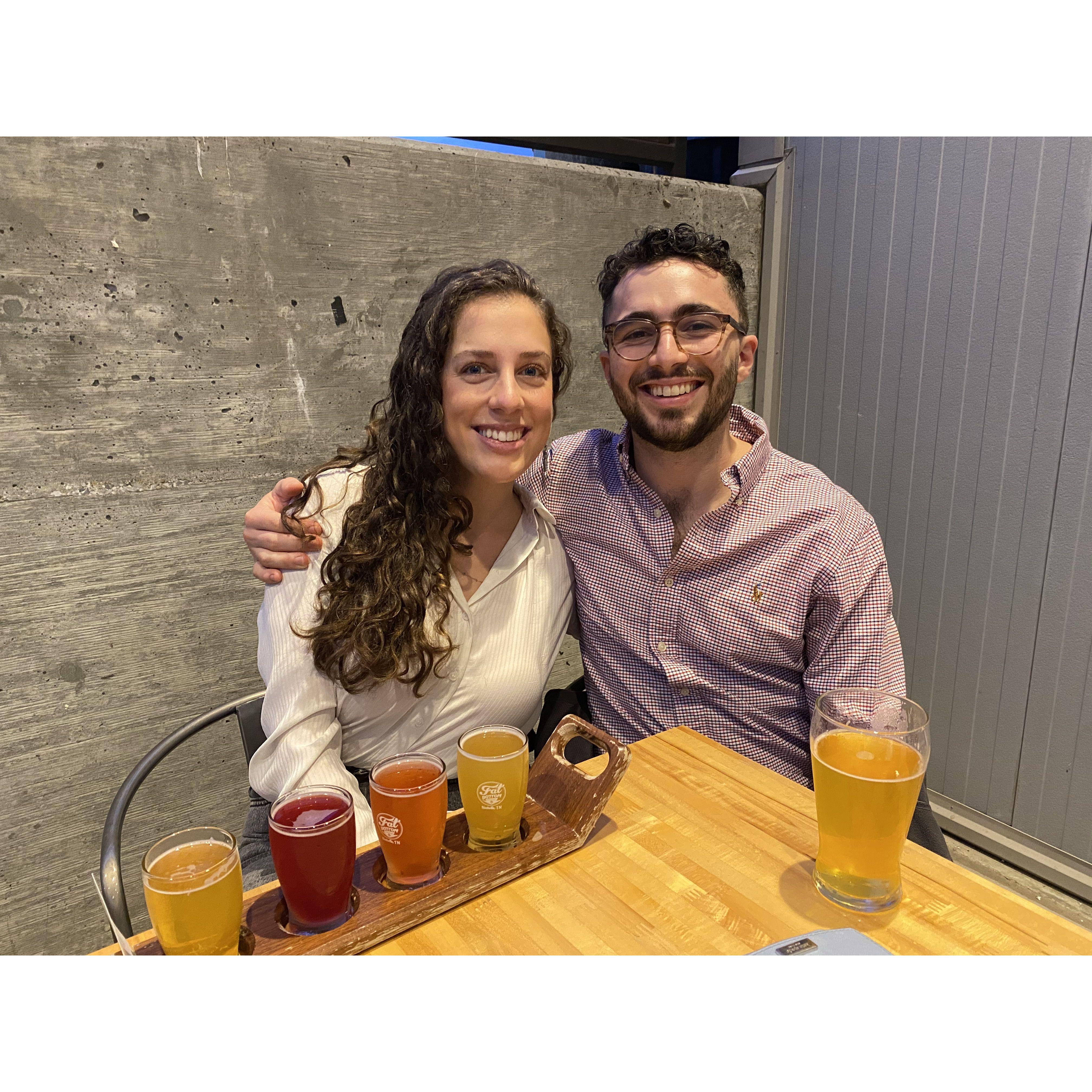 Brewery in Nashville, November 2020