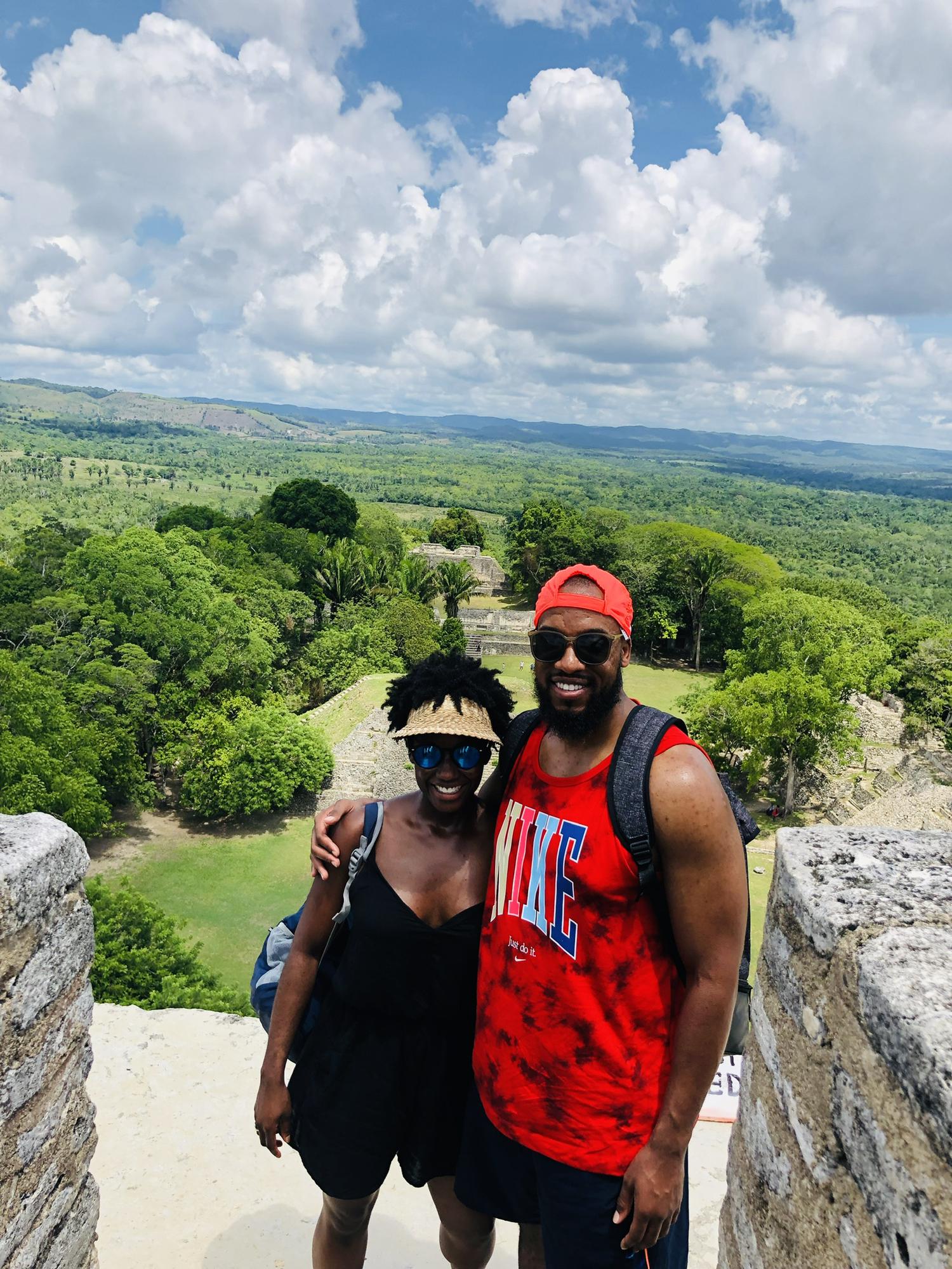In Belize at  Xunantunich (Stone Lady) ancient Maya archaeological site.