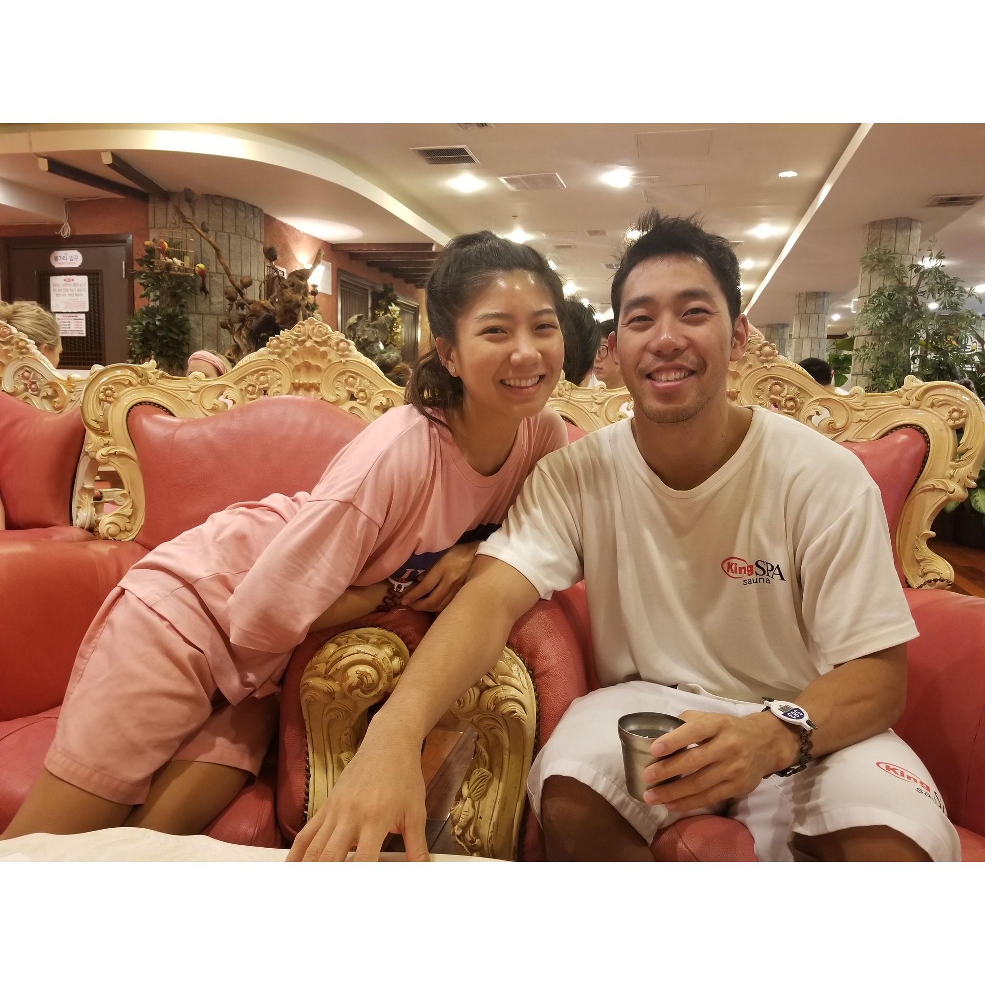 mike's first king sauna experience #2018