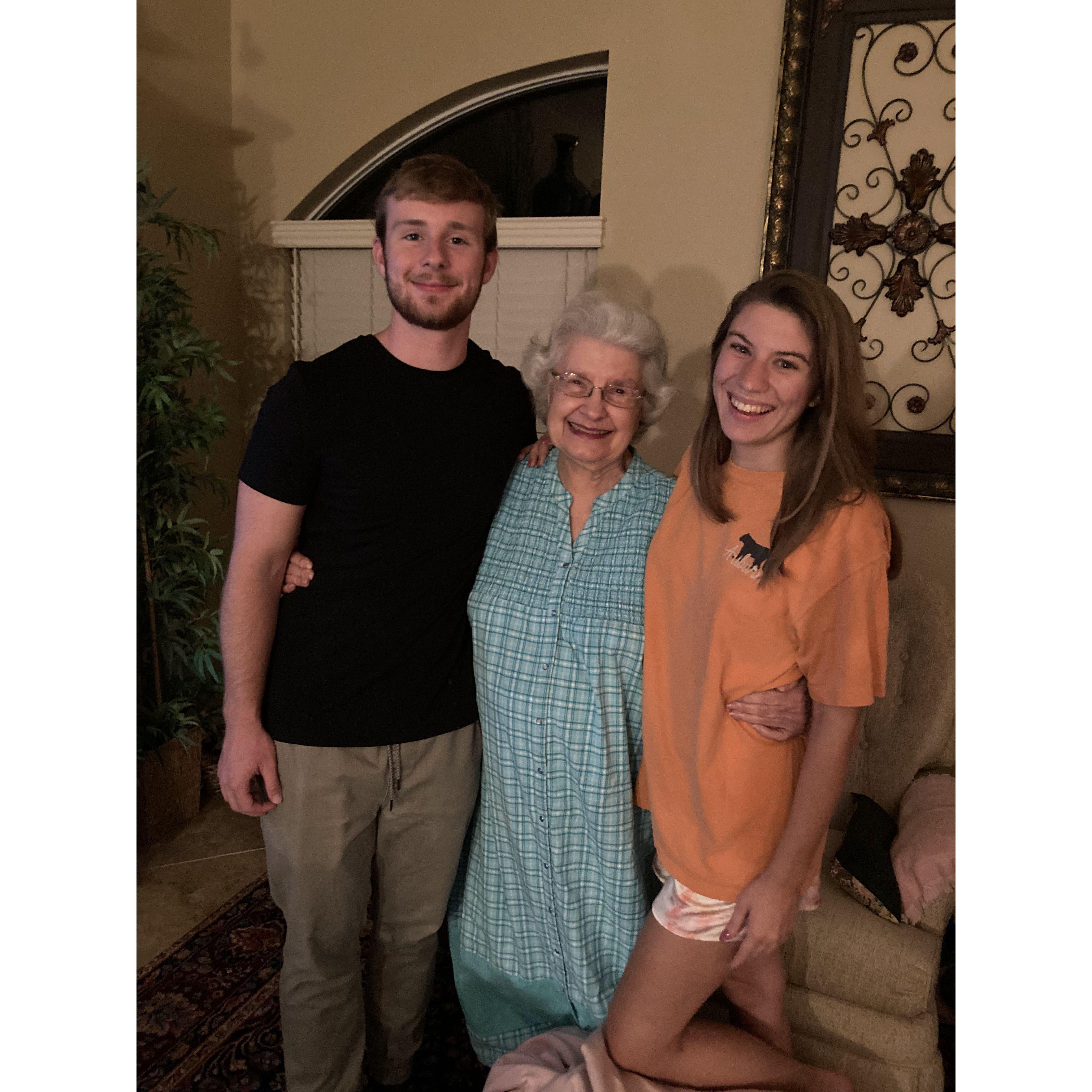Us with my Great Grandmother