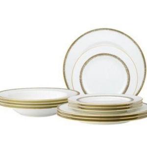 Noritake Brilliance 12-Piece Dinnerware Set, Service For 4