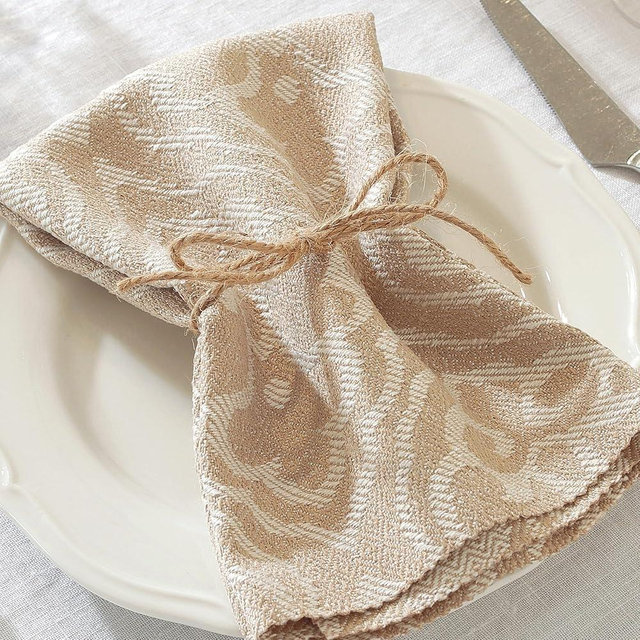 Cloth Napkins Set of 12 Reusable Bohemian,UWWGKK 17x17 Inch Napkins Cloth Washable for Dinner, Restaurant,Wedding,Hotel
