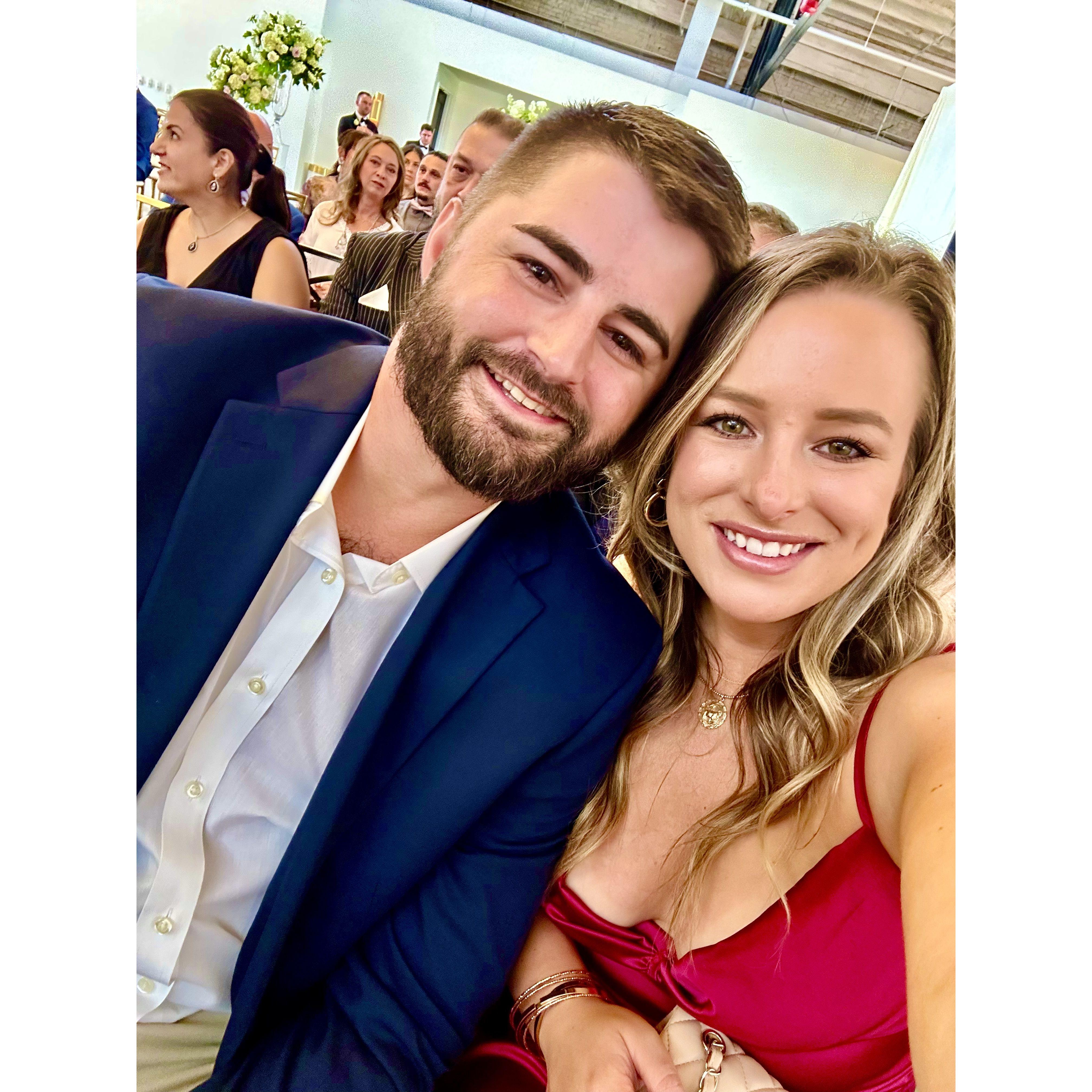 Our first "event" together at our friends Amanda and Tanner's wedding - still feeling lucky they even let me come as a plus one (since it had only been about 2 weeks!!)