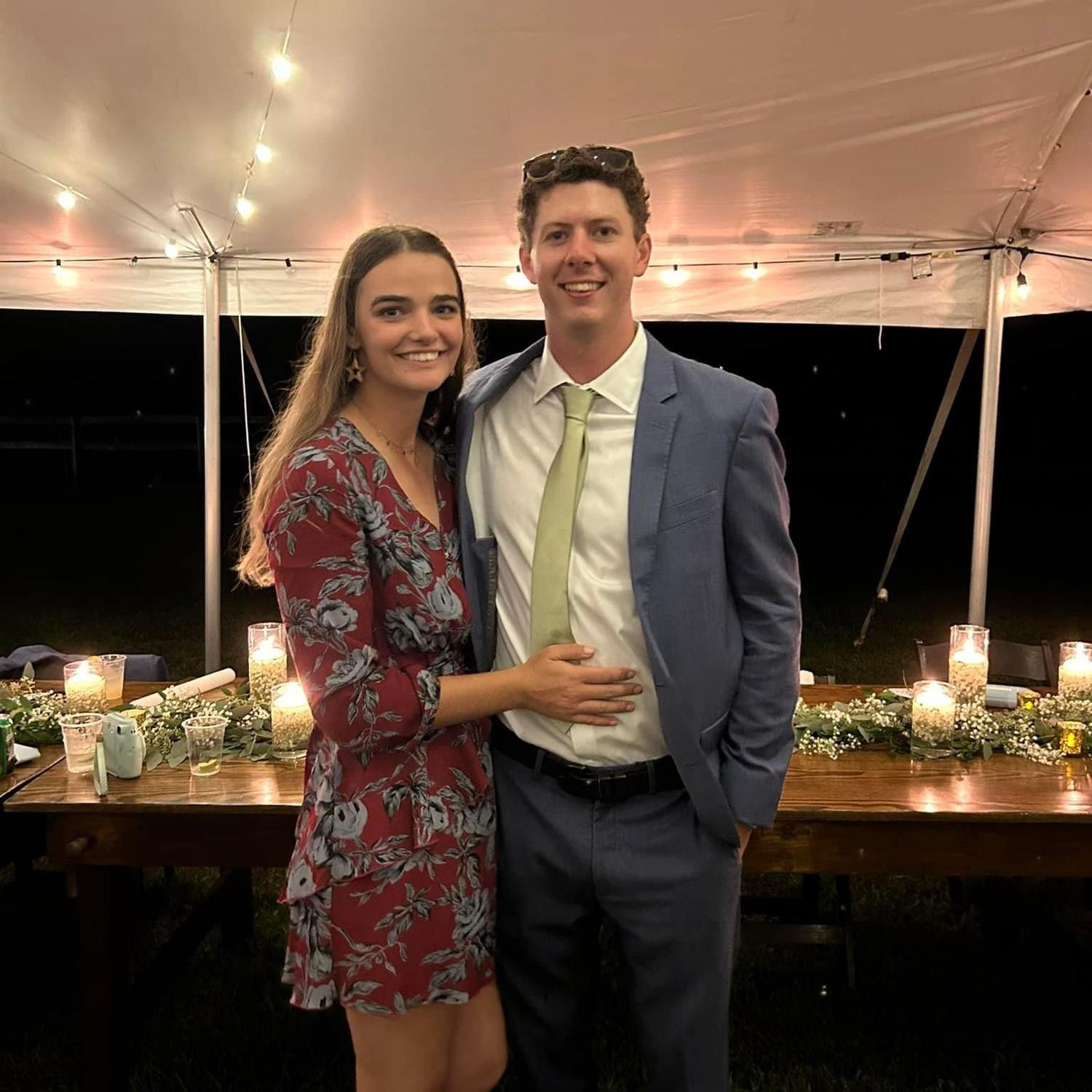 At Karl’s brother’s wedding