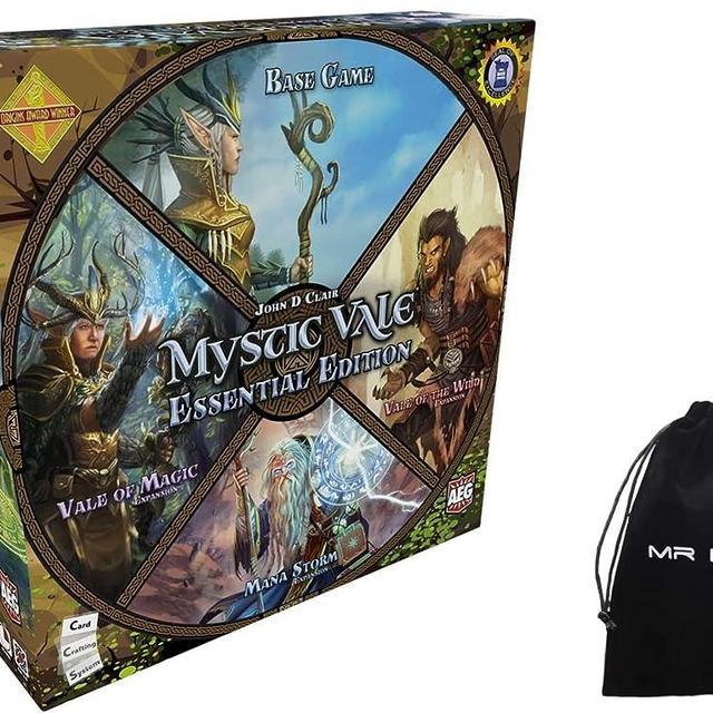 Mystic Vale: Essential Edition Card Board Game Bundle with Drawstring Bag