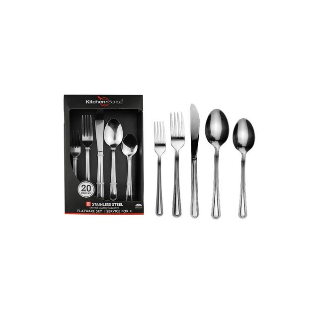 40-Piece Silverware Set for 8, Stainless Steel Flatware Cutlery Set For Home Kitchen Restaurant Hotel, Kitchen Utensils Set