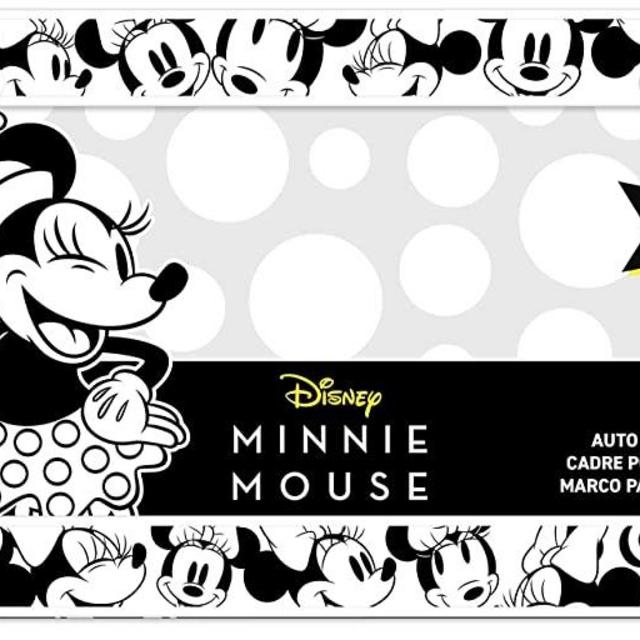 Chroma Graphics 42572 Disney True Original Black, White, and red Minnie Mouse License Plate Frame