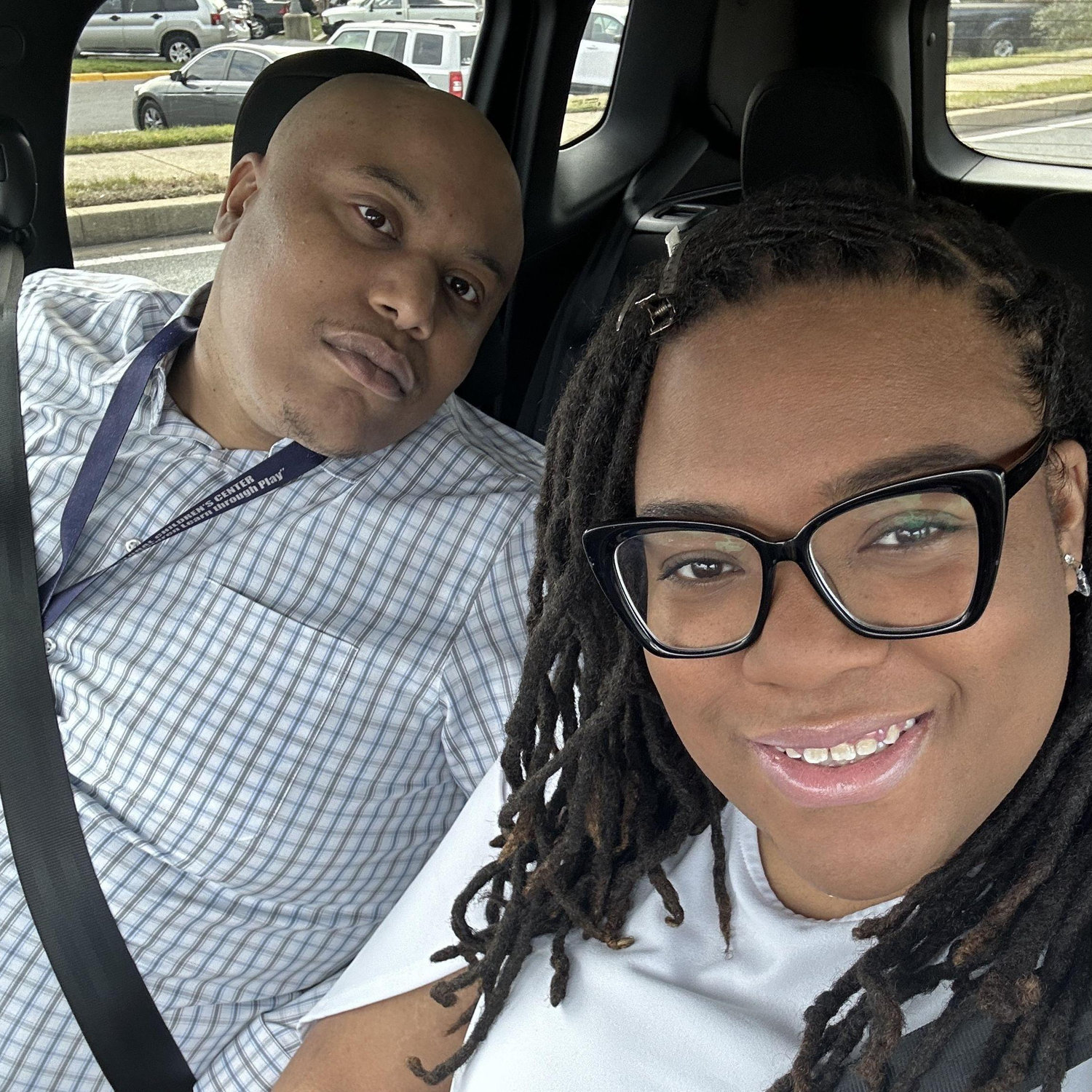 Car Selfies before church are our fave!