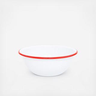 Vintage Enamelware Cereal Bowl, Set of 4