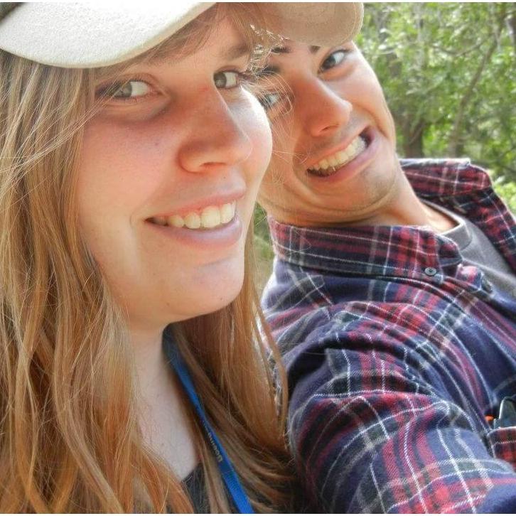 A snap shot of how we were feeling about our first solo camping trip!