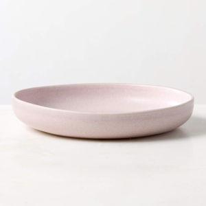CB2 Drift Lilac Pasta Bowl with Reactive Glaze