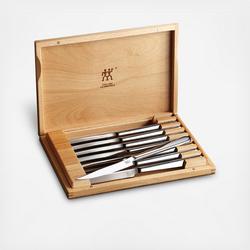 Zwilling Stainless-Steel Dinner Steak Knives and Forks, Set of 12