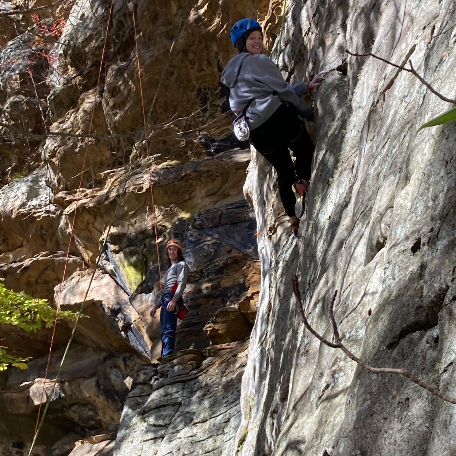 Us climbing at Red River Gorge