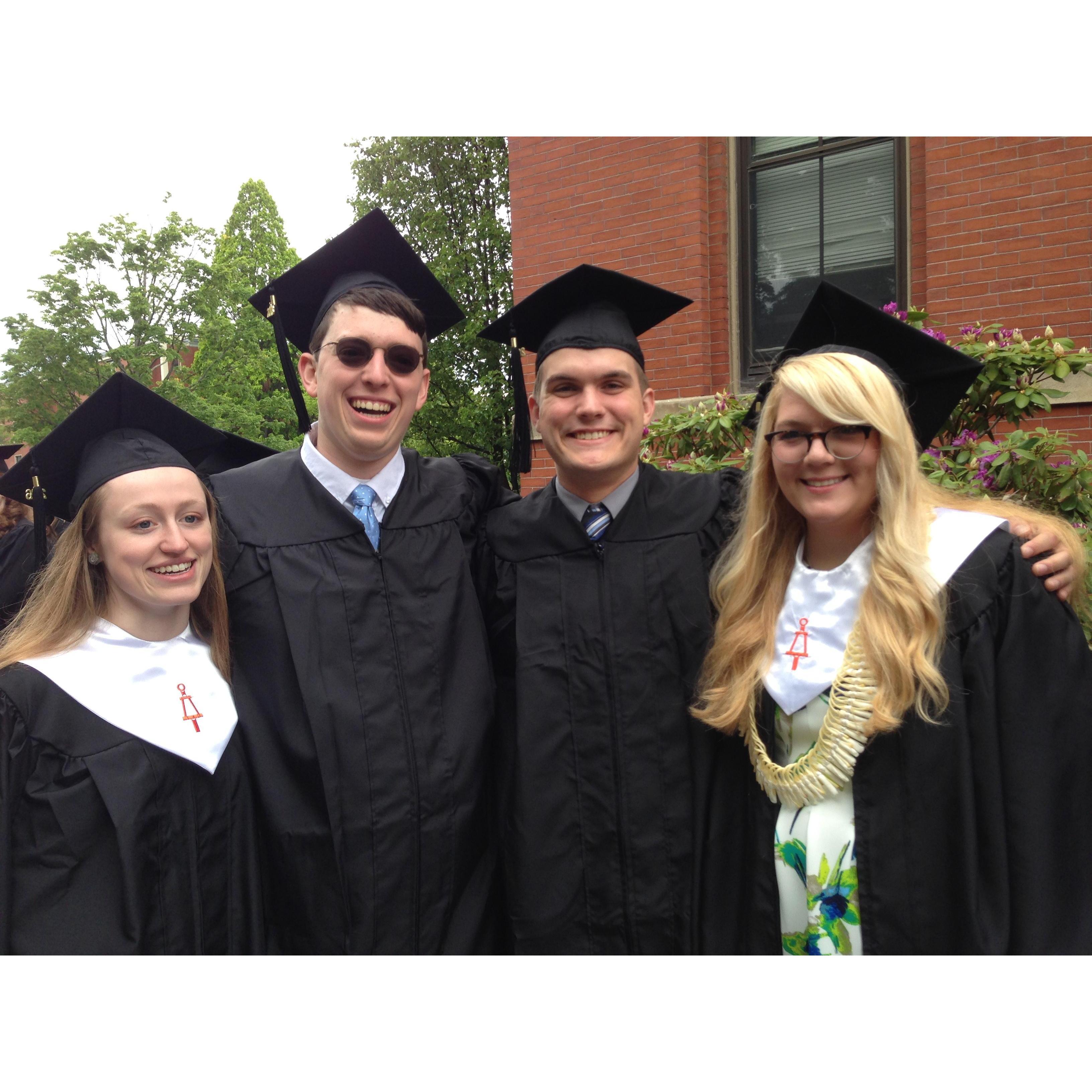 Speaking of college, we made some great friends there.