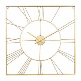 Juniper + Ivory 24 In. x 24 In. Glam Wall Clock Gold Metal - Juniper + Ivory 20789