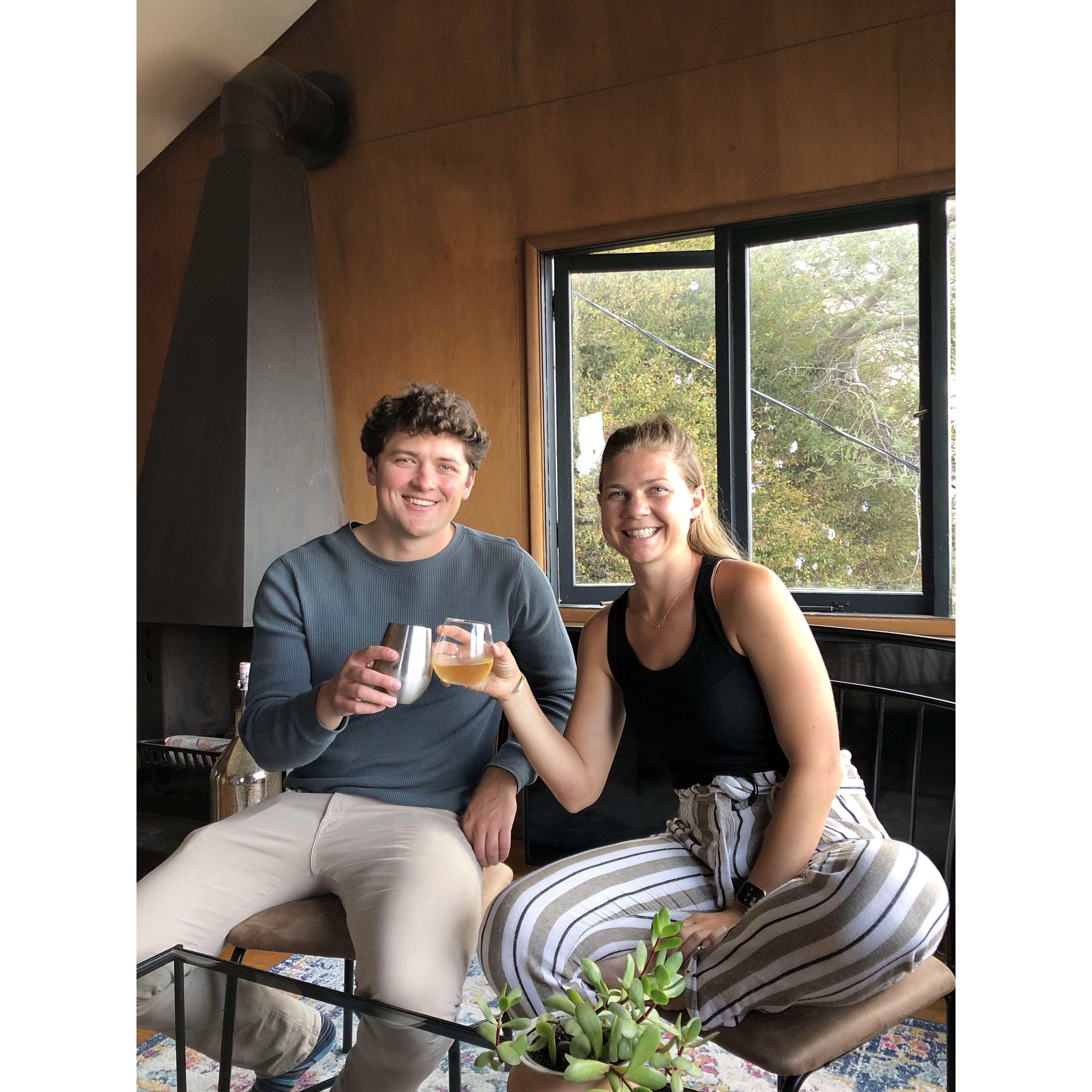 Our first home together in 2020