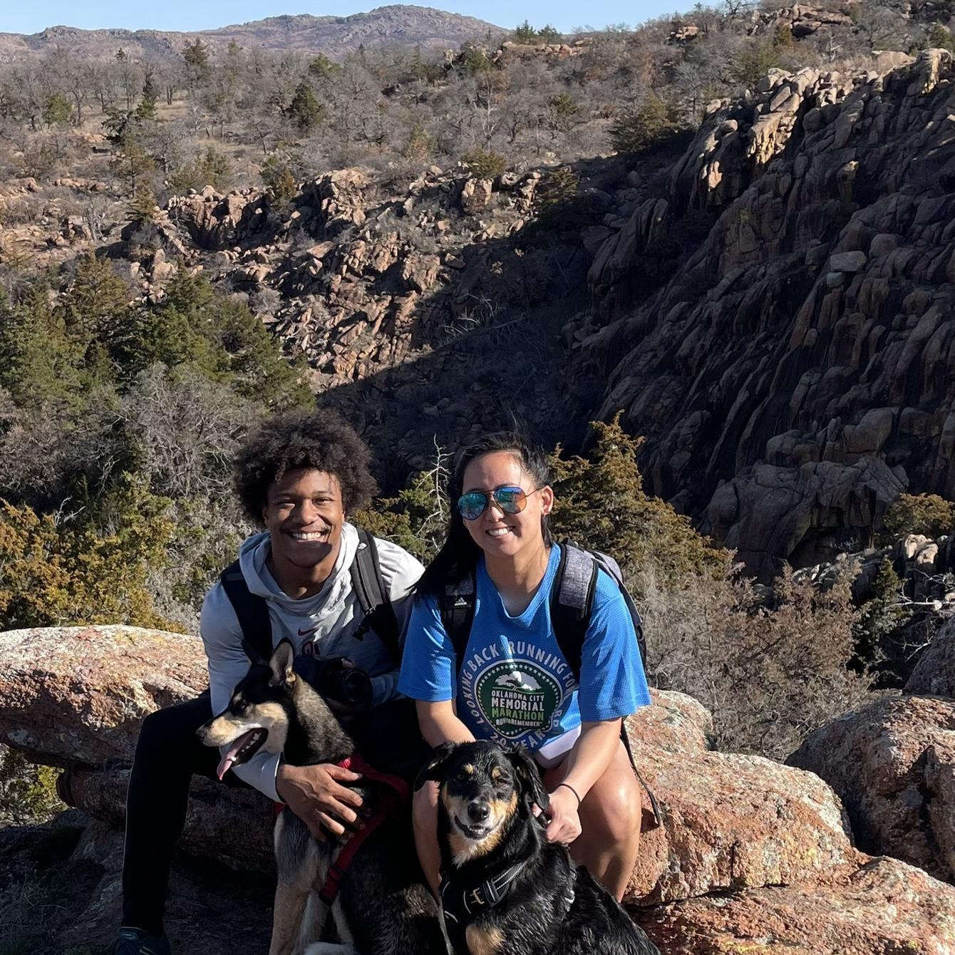 to one of many family hikes