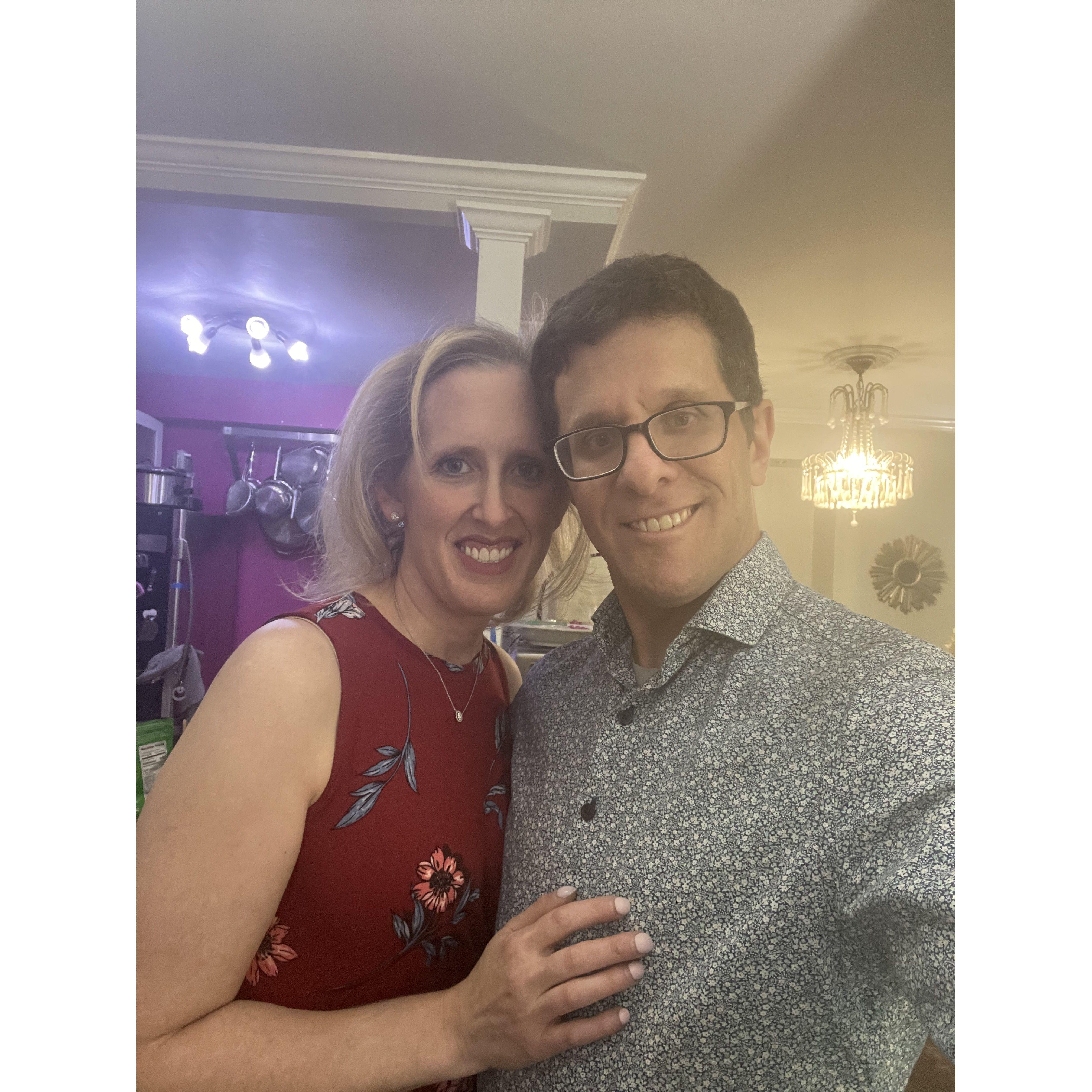 Dressed up for a night out