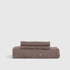 Bamboo Fitted Sheet Set in Stone
