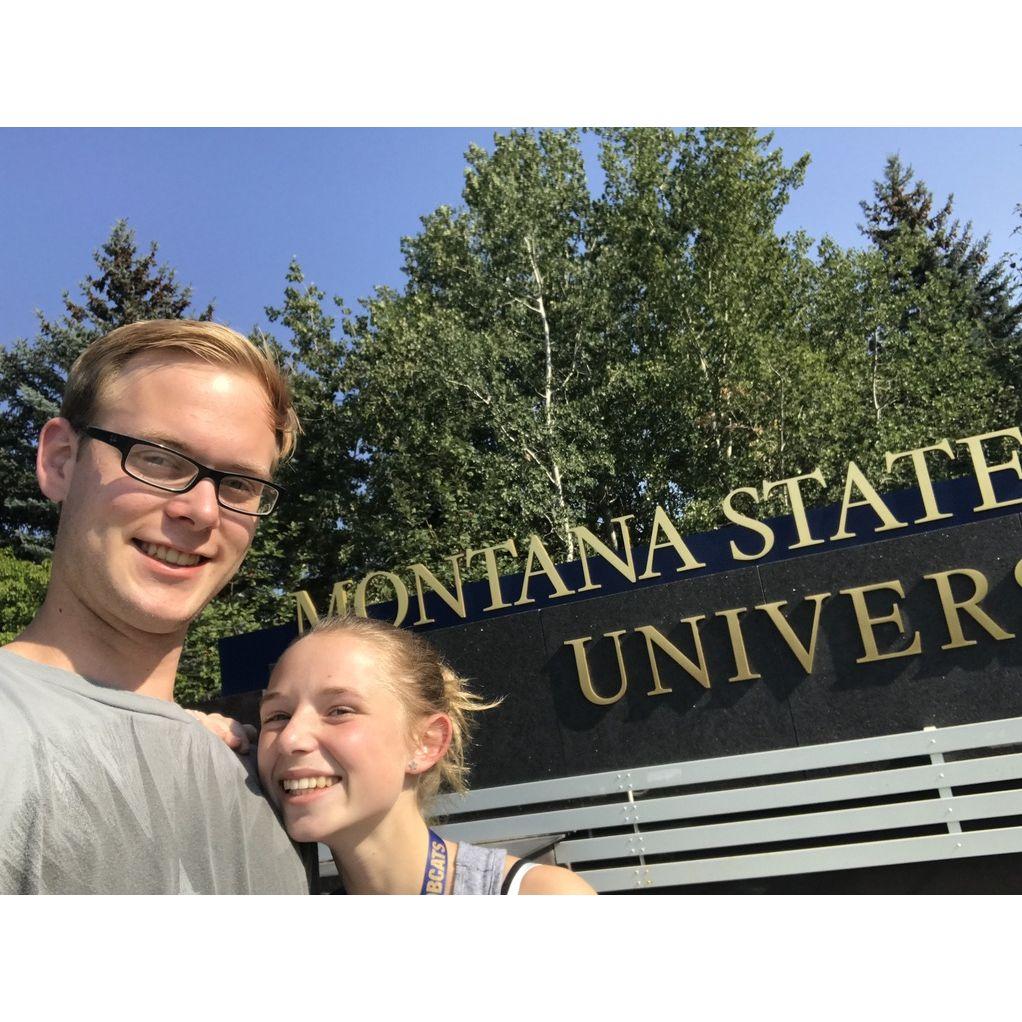 Ethan's FIRST visit to see Courtney after moving to college.