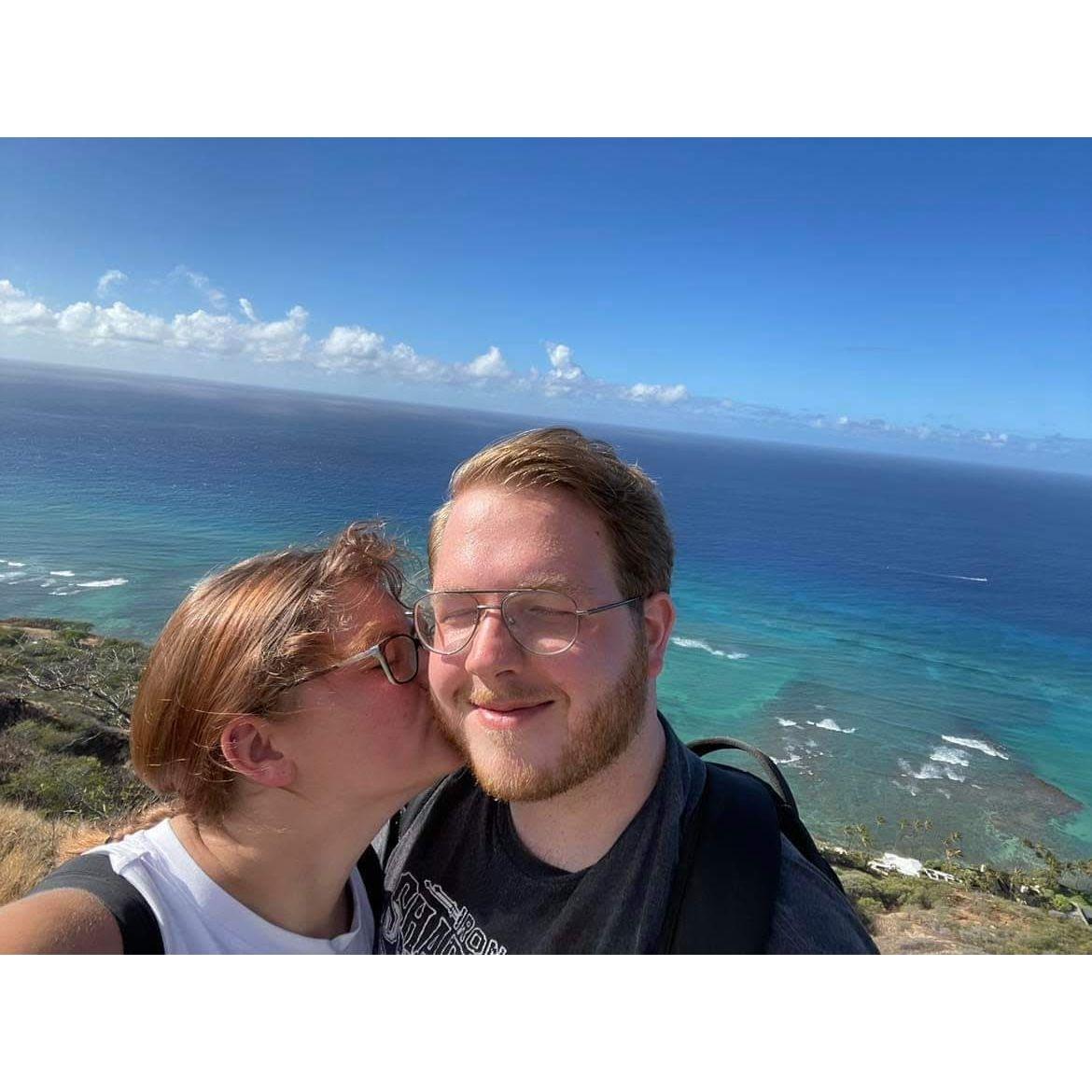 Hawaii - our first big trip together -  will always hold a special place with us!