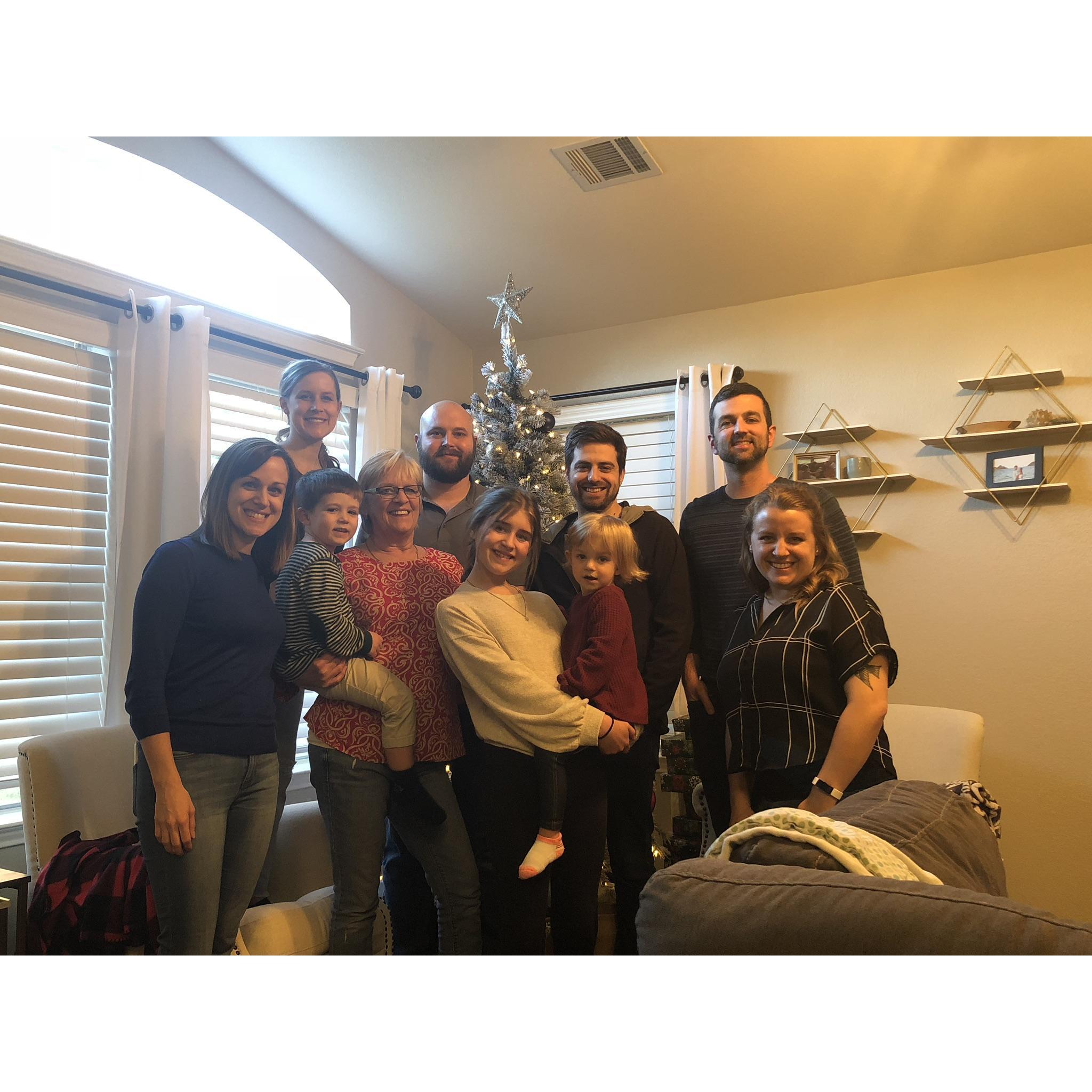 Our first Christmas with Rachel's side of the family.