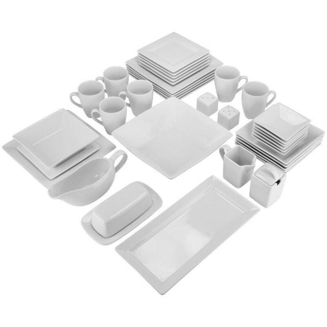 Clouden 40 Piece Dinnerware Set, Service for 6