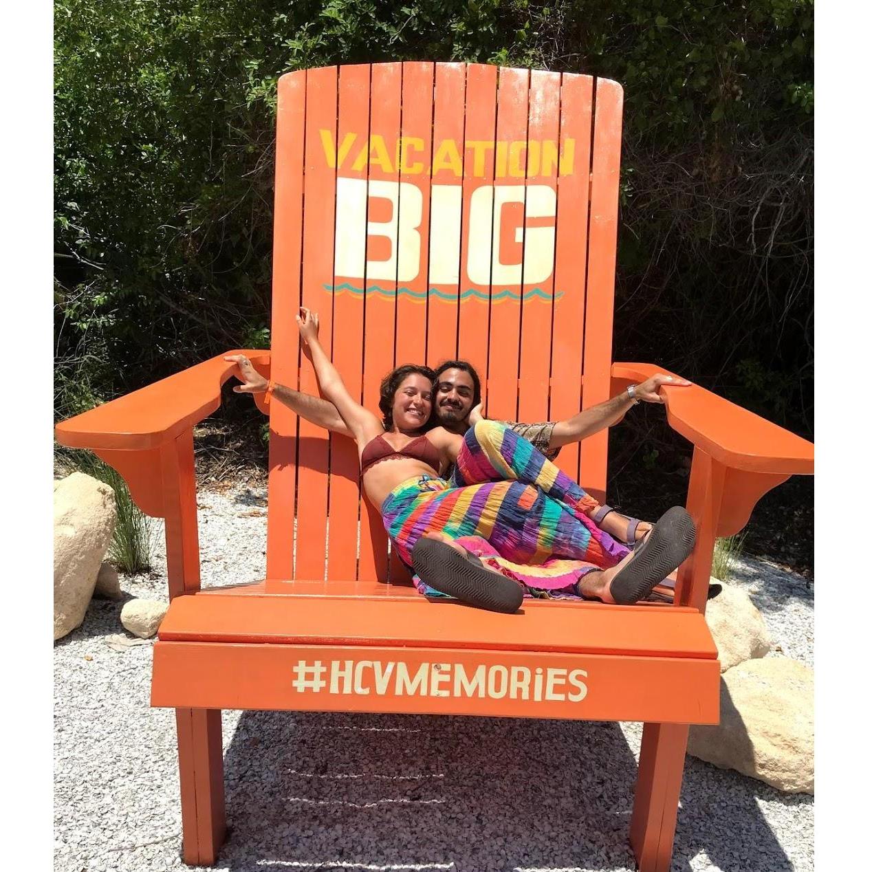 Sometimes you need a big chair for big personalities!