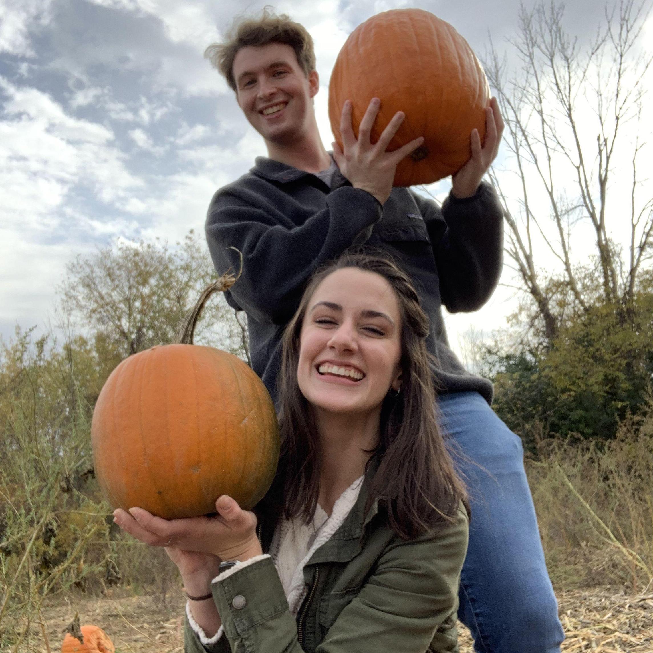 Our first pumpkin patch date!