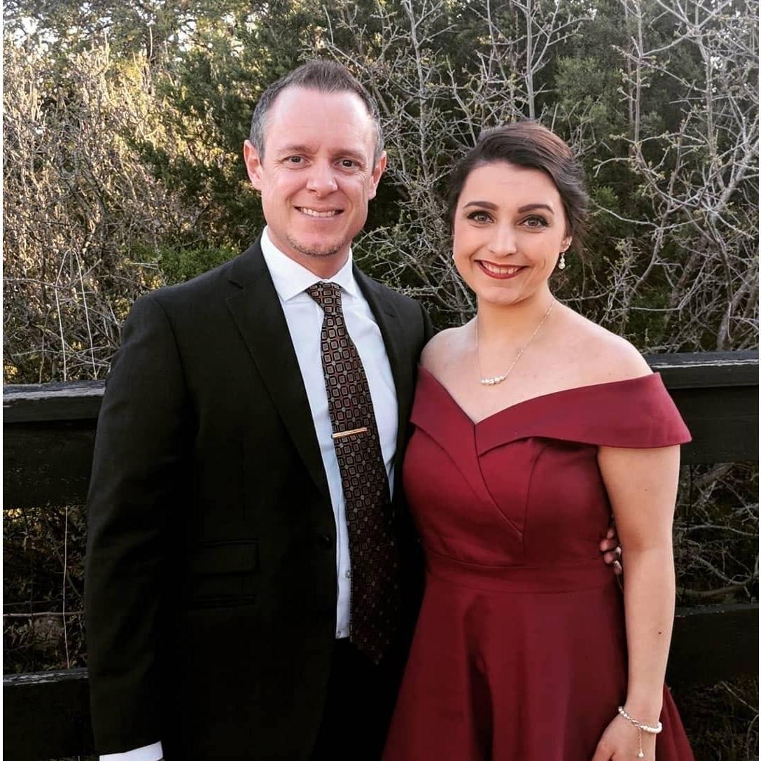 At our niece Tiffany's wedding, 2019
