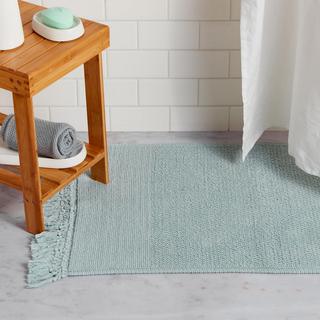 Tasseled Cotton Bath Mat