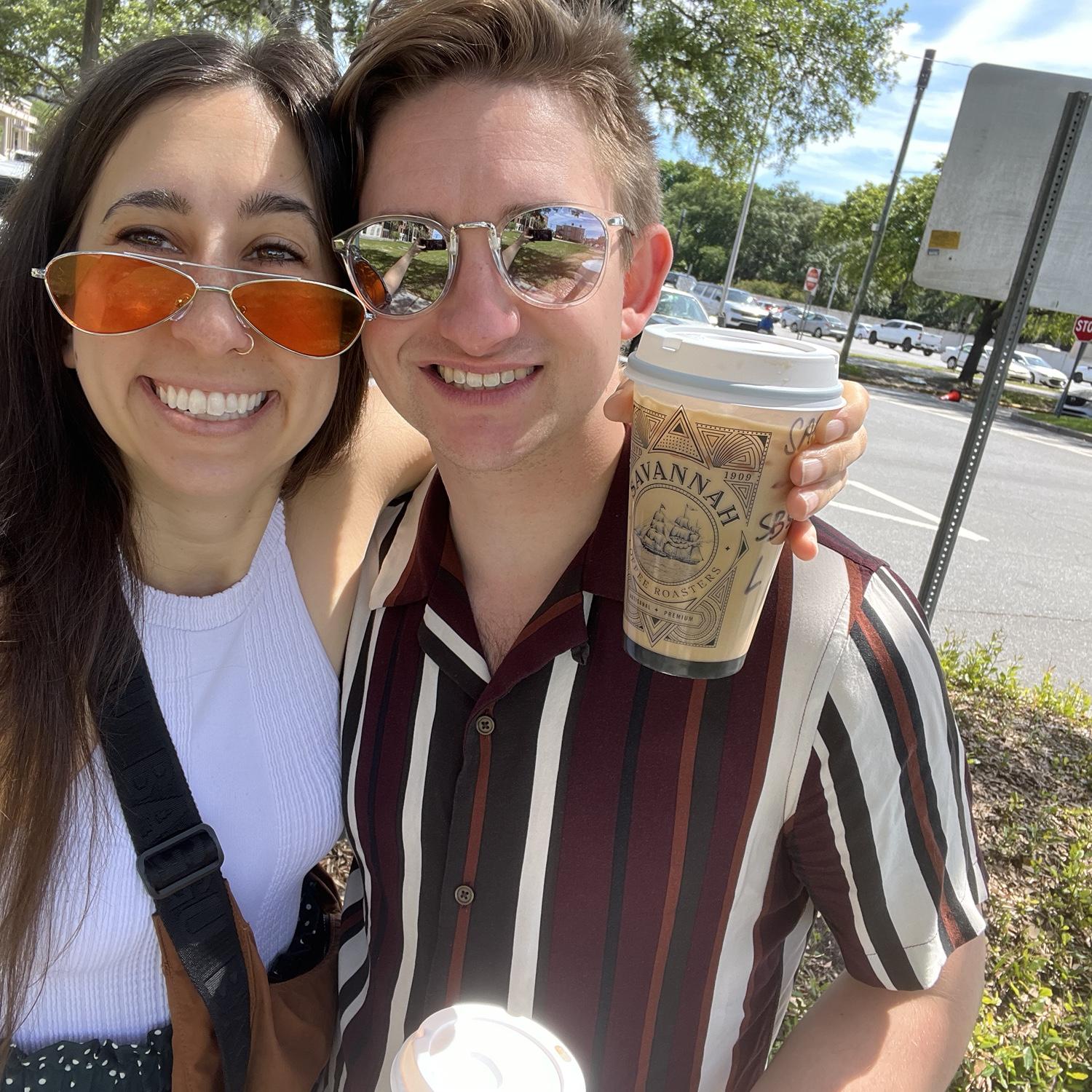 Traveling all over any city we visit in search of the best coffee shops