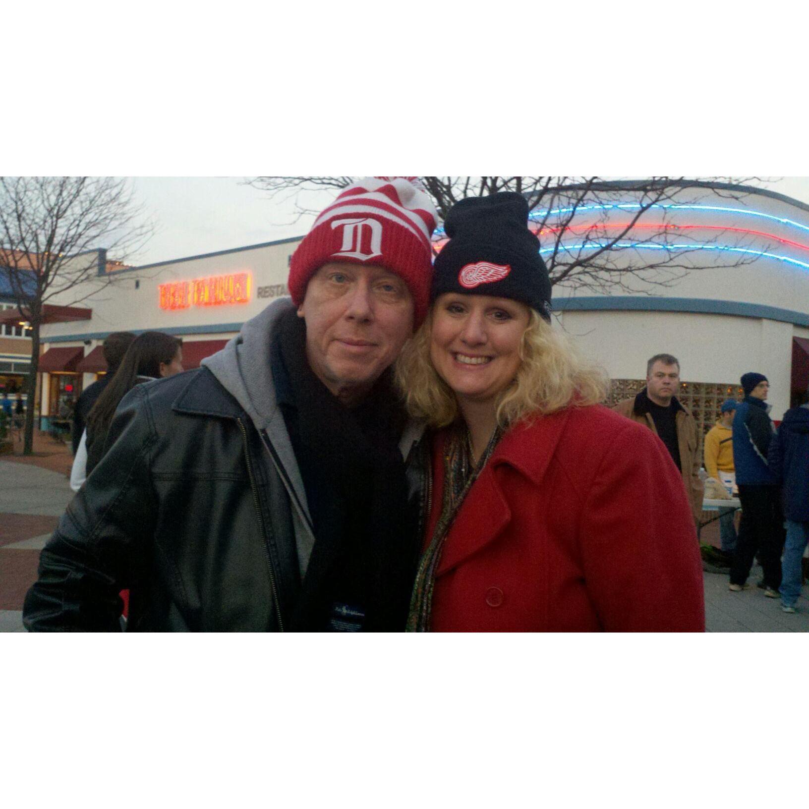 First holiday together in the Kentlands, December 2011