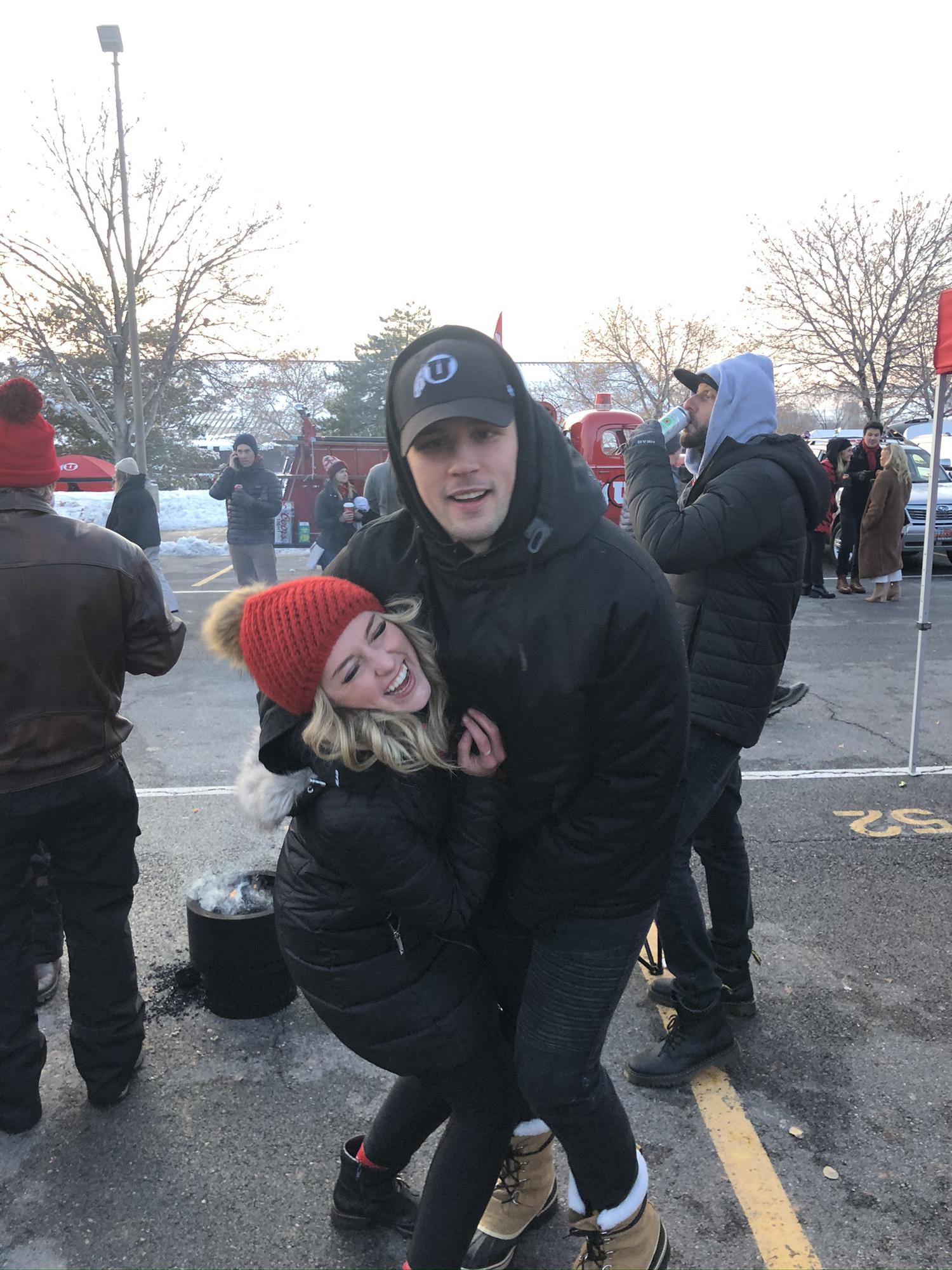 Ryan being annoyed that I forced him to take a picture with me for the 1000th time