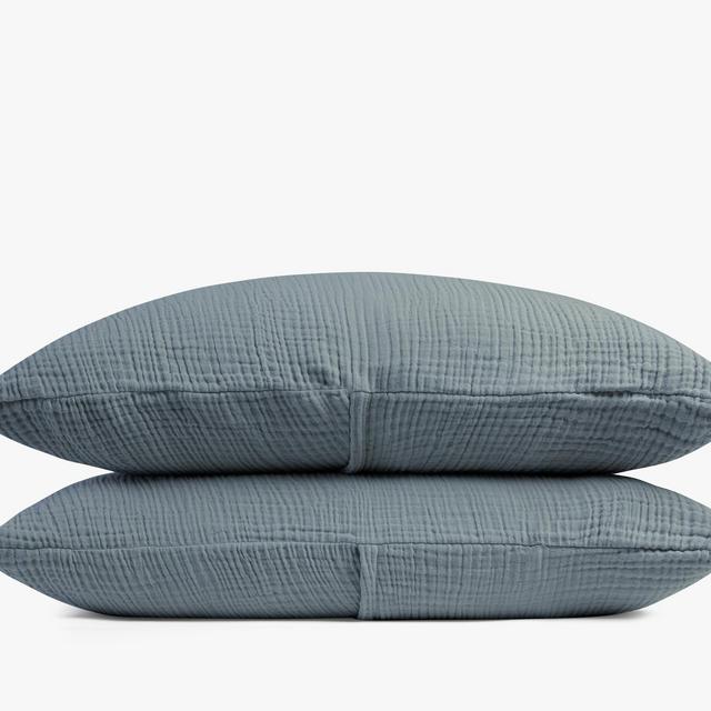 Organic Cloud Cotton Standard Sham Set, Wave