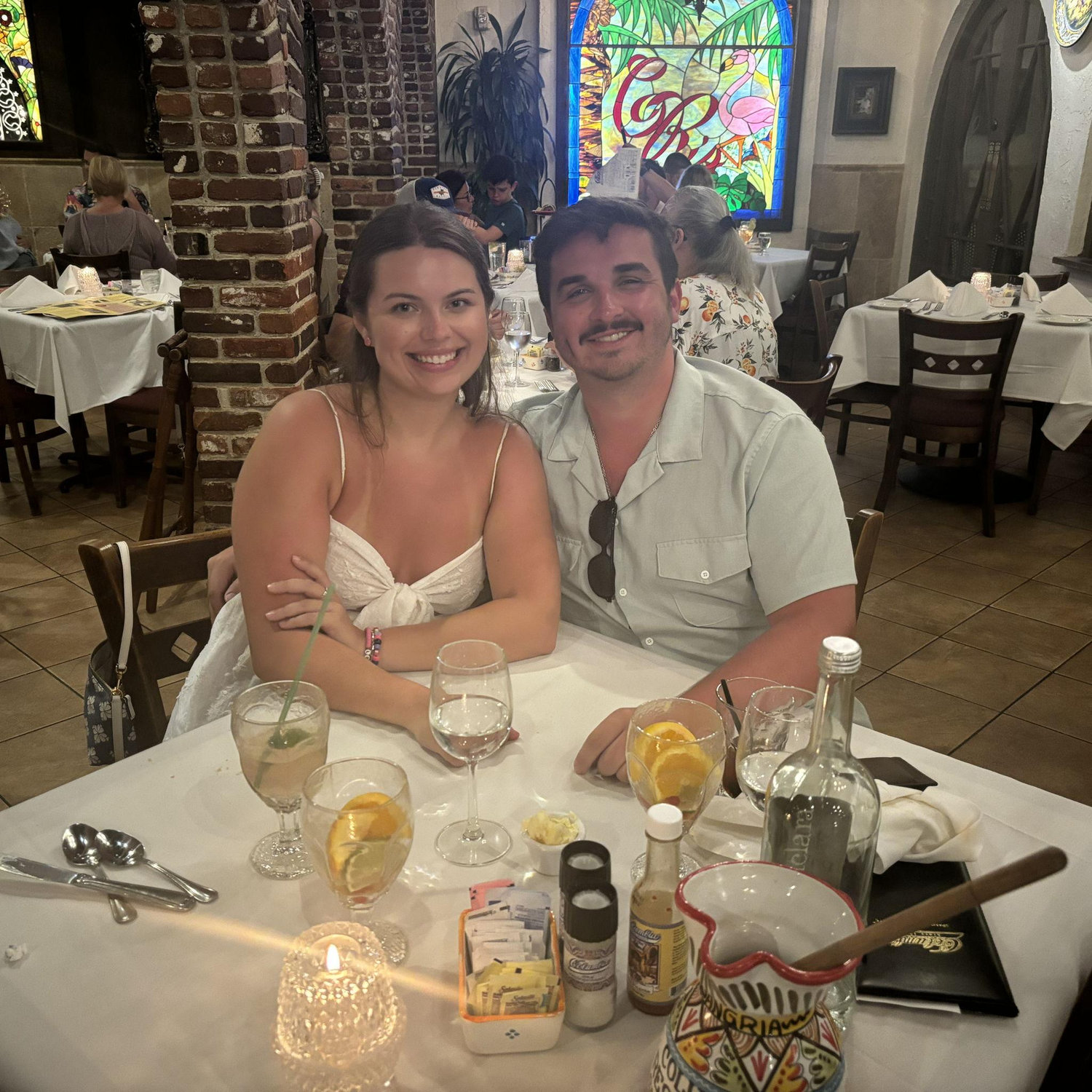 Us at dinner!
